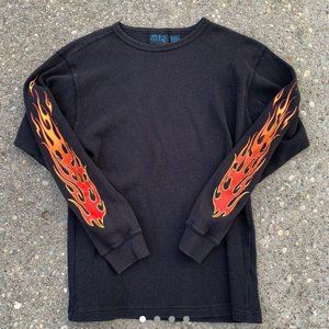 Vintage Y2K Flame Shirt